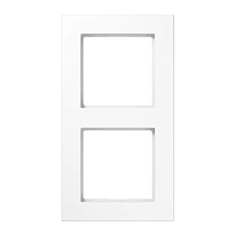Marco doble Jung A 5582 BF blanco 85x156 mm termoplástico