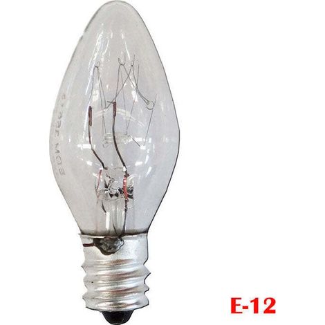 EDM – Ampoule à incandescence bougie-mini 7W E-12 – Lumière chaude 2800K – Pour ambiance intime – Culot E-12 (1/3)