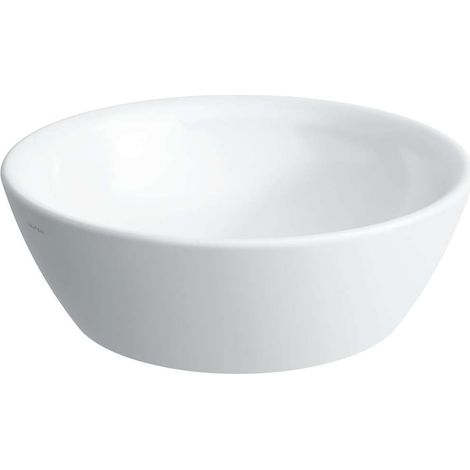 Laufen Pro - Bacinella per lavabo, diametro 420 mm, senza troppopieno, bianco H8129620001121