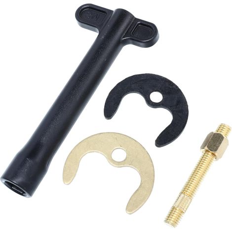 Kit de montage pour robinet en cuivre VALICLUD : surface lisse et installation facile grâce à sa pièce métallique en forme de fer à cheval. (1/5)
