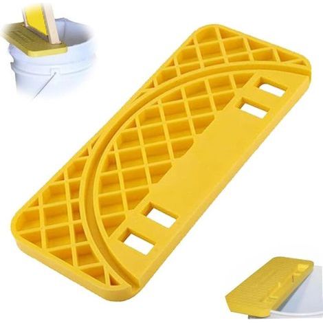Honey harvesting equipment 13x5.5 plastic honeycomb, suitable for a 25L capacity, flat non-slip honey extractor for beehive cleaning tool (1/4)