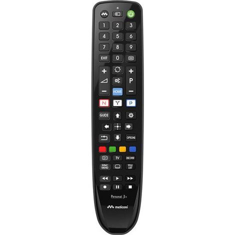 Meliconi Gumbody Personal 3 plus mando a distancia IR inalámbrico TV Botones (1/3)