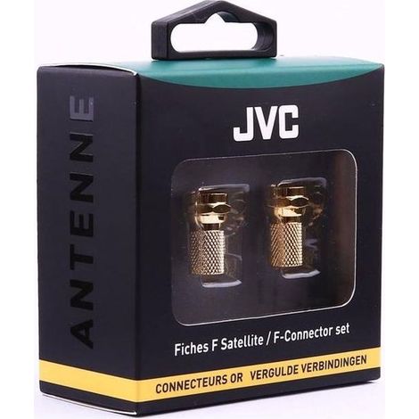 Adaptateur coaxial satellite mâle / femelle - Lot de 2 avec protection - Câble d'antenne - Accessoire TV (1/2)