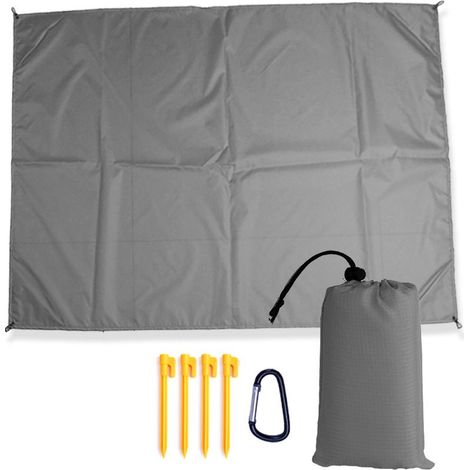 Campingplane – wasserdicht und sanddicht – 180 x 200 cm – für Outdoor-Aktivitäten – 1 Stück (1/5)