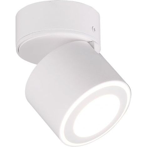 Faretto da Interno a LED in Metallo Bianco Opaco