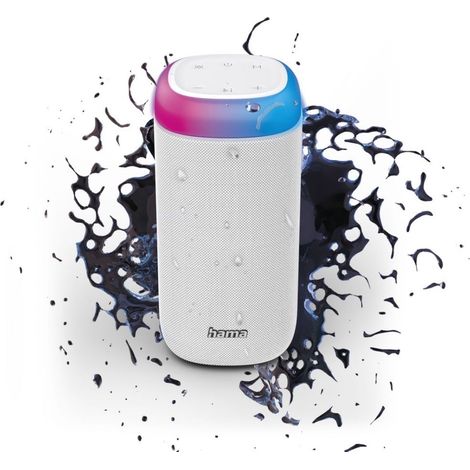 Altavoz HiFi 30W portátil estéreo Bluetooth HAMA 188229 IPX4 Inal