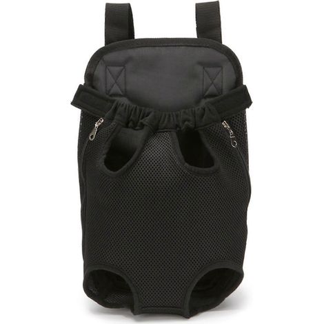 Sac à dos pour animaux de compagnie avec ouvertures réglables pour les pattes, facilitant l'enfilage et permettant une utilisation mains libres. Doux et respirant, convient aux chats, chiens et autres (1/5)