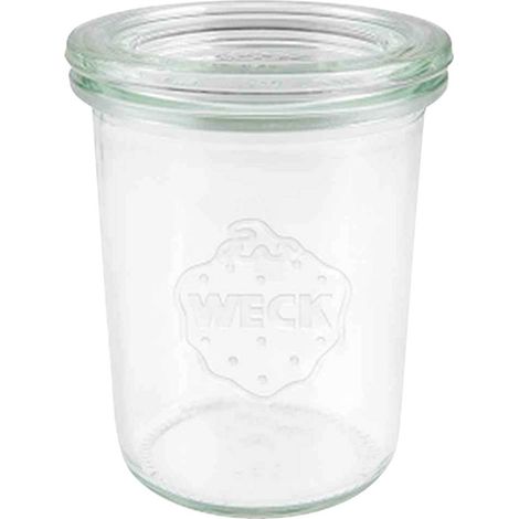 WECK 760 Mini contenitore in vetro di caduta da 12 pz. 160 ml senza anelli e graffette