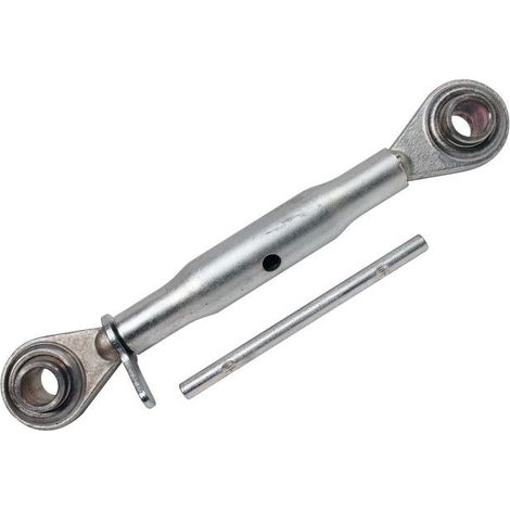 Dema – Tirant agricole Cat. II – Longueur réglable 350 à 460 mm – Galvanisé pour durabilité – Compatible tracteurs jusqu'à 80 CV