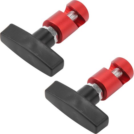 2 pinces de maintien de vérin de hayon rouge - outil de retenue de jambe de force de hayon pour hayons et coffres (1/5)