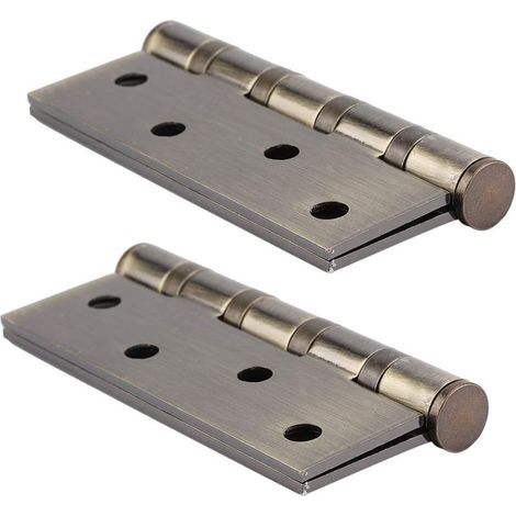 Charnières Inox Épaisseur 3mm Paumelle pour Porte en bois Charnière à Visser au Placard Lourd-ARCAN (1/5)