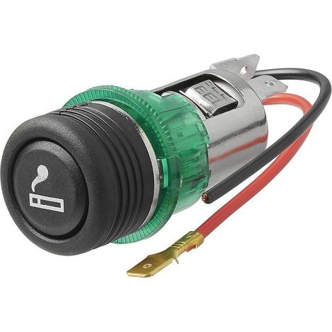 Prise allume cigare encastree avec eclairage 12v24v (1/5)