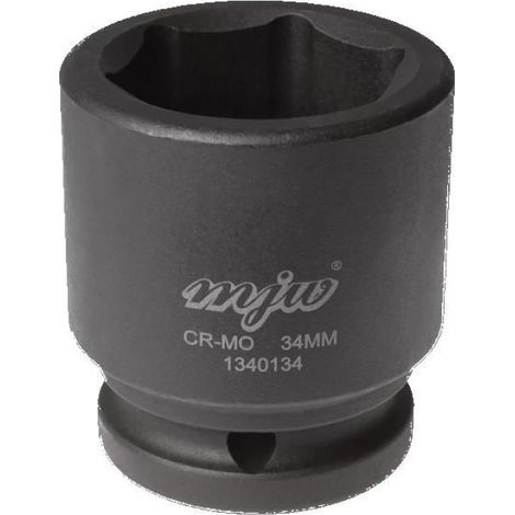 Douille À Chocs - 3/4 Pouces - 6 Pans - 34 Mm - Pour Clés À Chocs Pneumatiques - 1 Pièce (1/4)