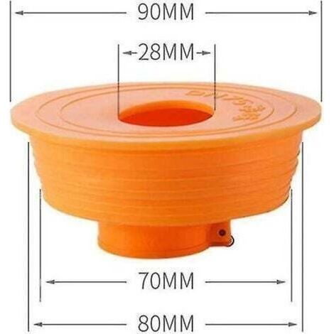 Silicone Anti-odeur piège à reflux piège de vidange égout tuyau scellant pour Machine à laver à la maison (75mm) Shibaod (1/2)