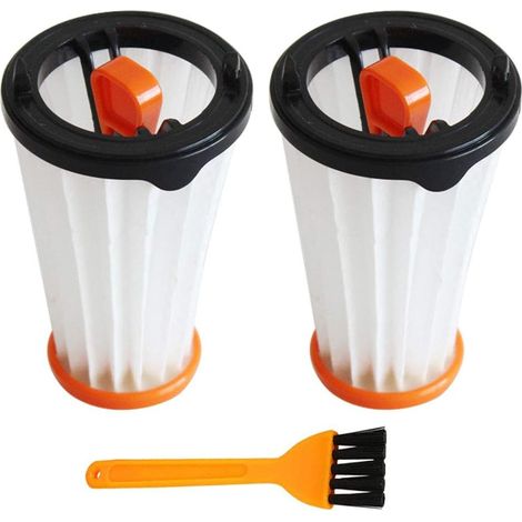 2 - Filtre aspirateur - Brosse nettoyage - Compatible Rapido Ergorapido - Remplacement AEF144 EF144 - Maison Bureau - Blanc Orange - 6x3,9x9,4cm (1/5)