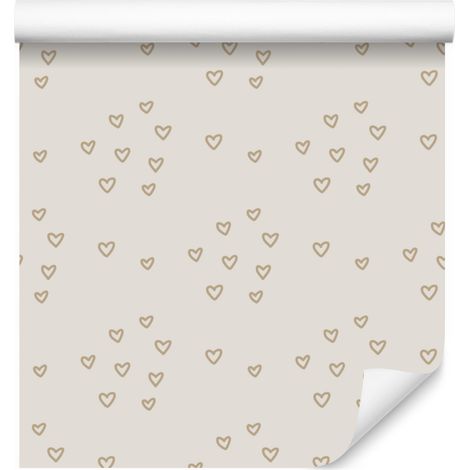 Papier peint cactus blanc, gris clair et beige pour salon et chambre 50x1000 cm (1/5)
