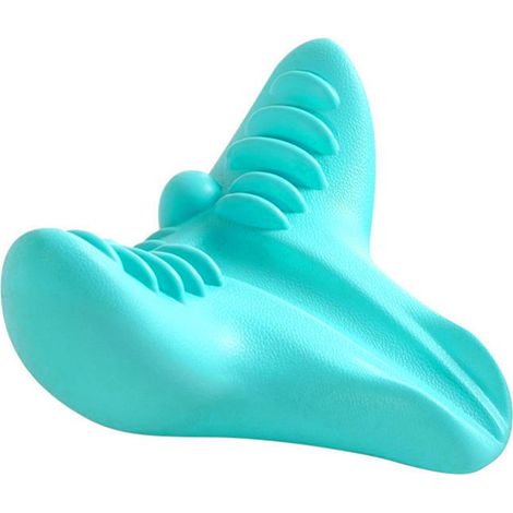 Appui-tête ergonomique de massage par acupression cervicale, dispositif de traction musculaire relaxant pour homme et femme (1/5)