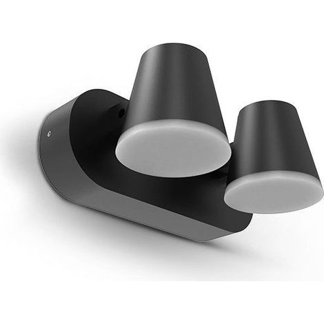 Applique Murale Double Orientable LED Noir 20W 3000K Miidex Lighting® (1/5)