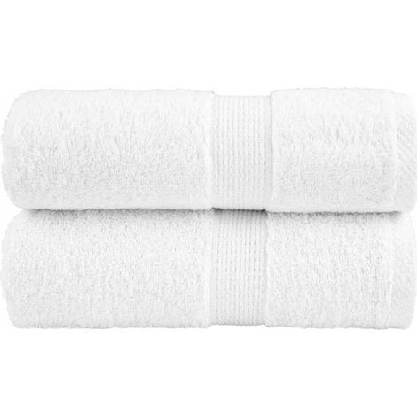 Premium-Waschtücher SOLUND 2 Stk. Weiß 30x30 cm 600 g/m²