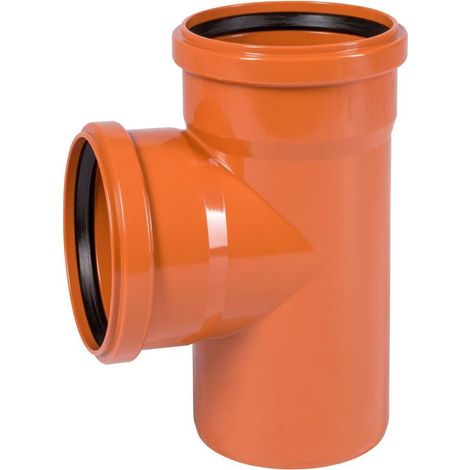 KG T-Stück PVC 125/125 mm x 87° UNIVERSAL 16152125125087