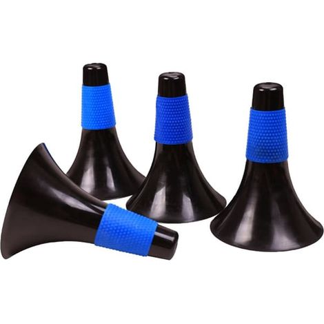 Porte-marqueurs de barrière de football - Équipement d'entraînement pour football, basketball, patinage (bleu et noir) (1/4)