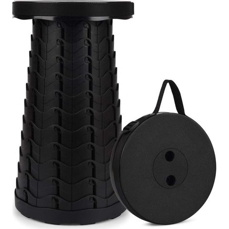 Tabouret pliant portable 2ᵉ génération – charge max. 180 kg, idéal pêche/BBQ/intérieur/extérieur, aluminium léger et stable (1/5)