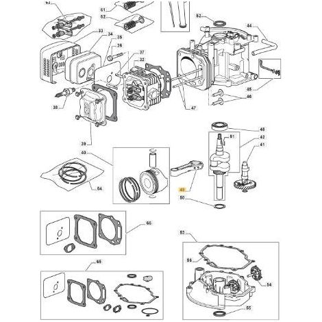 BIELLA MOTORE 130150051-0001 ORIGINALE STIGA - 118550284/0