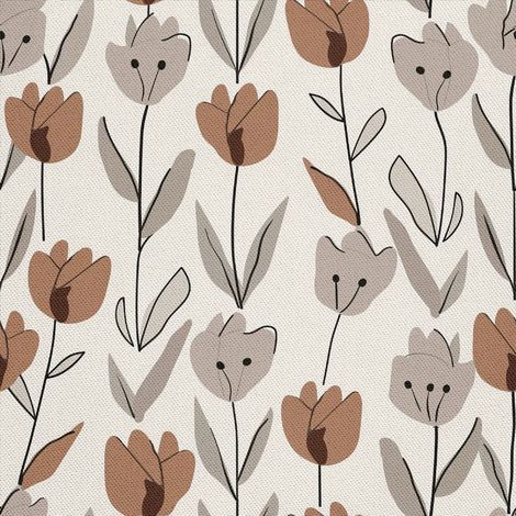 Tela Oxford decorativa para exteriores - Motivo floral I DX5462 (1/5)