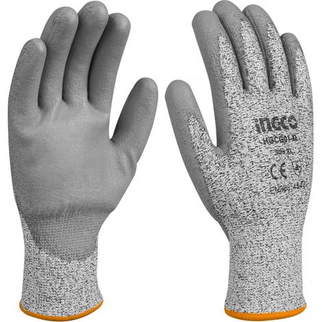 Guanti antitaglio grigi - Ingco HGCG01 9 (1/5)