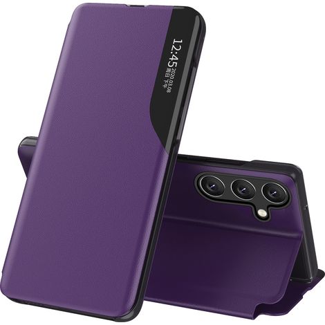 Custodia in ecopelle con supporto a ribalta per Samsung Galaxy A26 - Viola