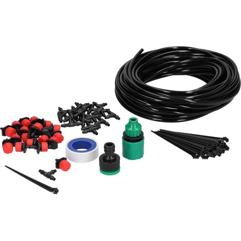 Kit d'Irrigation Goutte à Goutte Automatique 20m avec Buses Réglables pour Jardin (1/5)