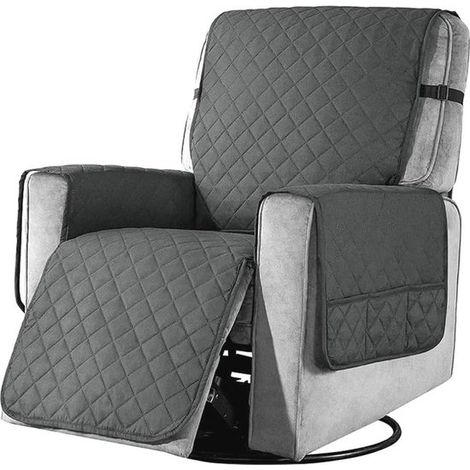 Protector de silla para sillón individual - Funda impermeable y lavable - Funda protectora para mascotas y niños - Cómoda y duradera (1/5)