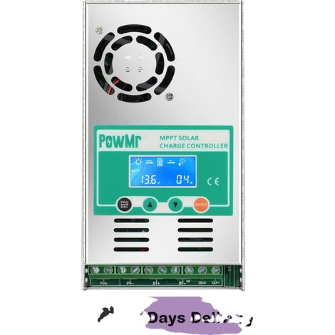 Controlador de carga solar, tecnología MPPT, corriente máxima de 60 A, MPPT 60A, 12 V 24 V 36 V 48 V (1/5)
