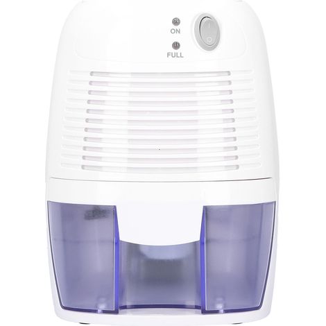 Déshumidificateur Mini Domestique USB Assécheur d'Air Élimine l'Humidité pour Chambre à Coucher 500ml 10W DC5V 150x220x120mm ABS Blanc (1/5)