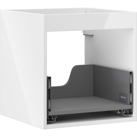 Mexen Box-A corpo del mobile da bagno 45 cm, 1 cassetto, bianco lucido - 91AX0-0450-470-1-00 (1/4)