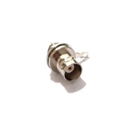 Connecteur coaxial RS PRO Femelle Droit, raccordement A souder 50O Montage panneau