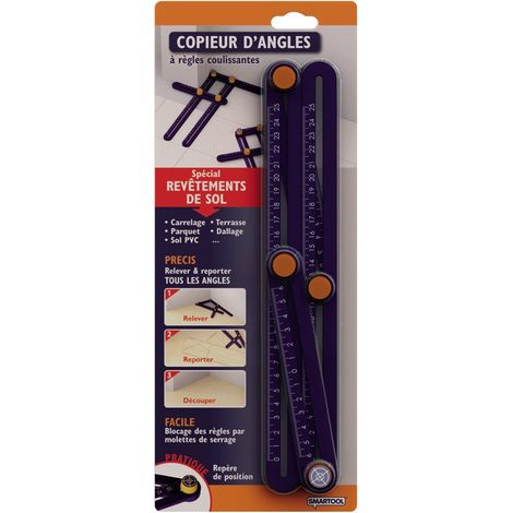 Copieur d'angles à règles coulissantes Spécial revêtements de SOL SMARTOOL (1/6)