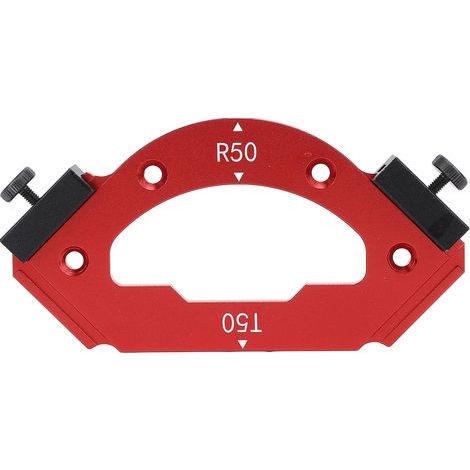 R50 T50 Winkelfrässchablone, Schablone für Innen- und Außenradien aus Aluminiumlegierung für die Holzbearbeitung (1/5)