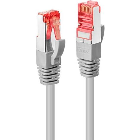 LINDY 47705 RJ45 Netzwerkkabel, Patchkabel CAT 6 S/FTP 3.00 m Grau mit Rastnasenschutz 1 St. (1/3)