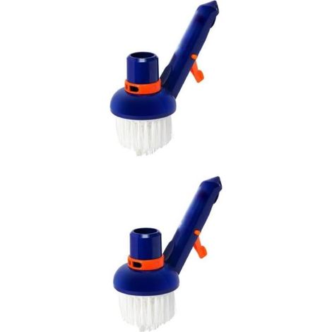 Petite tête d'aspiration de piscine avec brosse d'aspiration , accessoires de machine d'aspiration des eaux usées , nettoyage de l'eau domestique , accessoires de piscine extérieure (1/5)