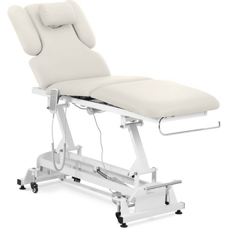 Lettino da massaggio con 3 motori 250 kg beige 140007759