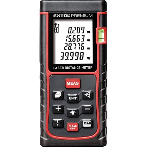 Medidor láser digital EXTOL PREMIUM 40M, 0,05-40 m 8820042 (1/3)