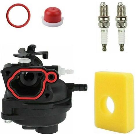 QORVA-Carburateur pour tondeuse à gazon 593261 595656 591979 799583 de rechange pour Briggs and Stratton Parts 300E 450E 500E 550E 575E 600E Series Carburateur pour tondeuse à gazon