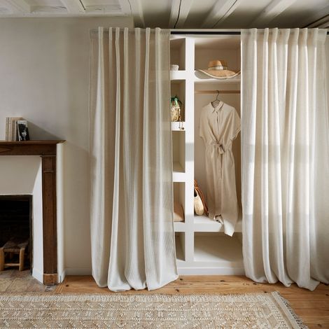 Voilage en Tissage filet effet naturel SPARTE