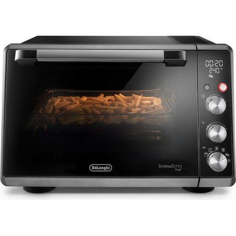 De'Longhi DO34326 Toasterofen, 34 l, 2000 W, Schwarz, Titangrill