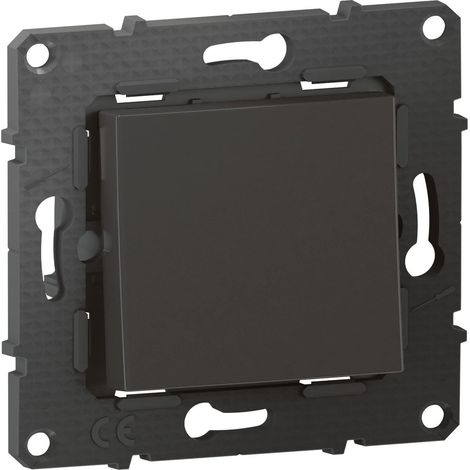 Interrupteur ou va-et-vient Altège 10A avec connexion à bornes automatiques finition Nuit (1/5)