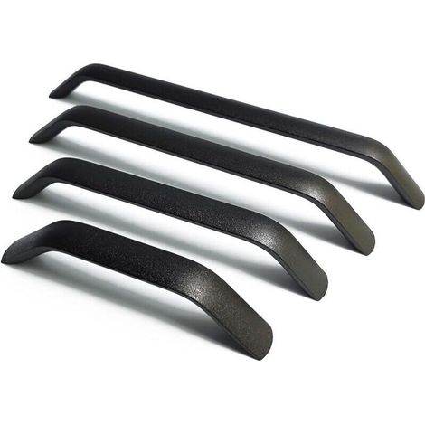 UlisemPoignées et boutons de tiroir Cuisine Armoire Porte Poignées Placard Tiroir Chambre Meubles Tirer Entraxe noir 2pcs 96mm