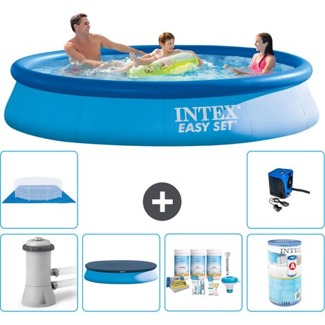 Intex Piscina Easy Set Rotonda - 366x76 cm - 8-pezzi S31004 (1/5)