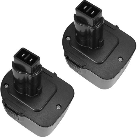 2x Hochleistungs Werkzeug Ni-MH Akku 12V 3300mAh ersetzt BLACK & DECKER PS130 CD FS FSL HP MT PS A9252 A9275 A9266, ELU EZWA49 EZWA50 EZWA57 EZWA60 EZWA61, Rems 571510 571510 R12 571513, WÜRTH 7009003 (1/4)