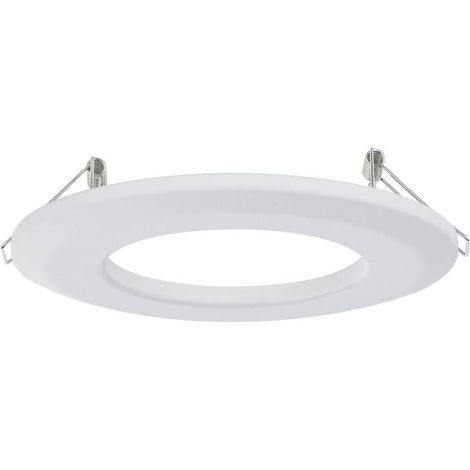 – Adaptateur d'encastrement 92499 pour spots 50 W – Réducteur de diamètre 75-120mm à 68-70mm – Blanc mat – Profondeur 25mm (1/5)